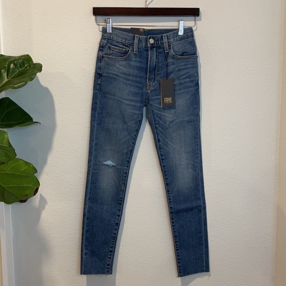 NWT Frye • Sienna Cropped Skinny Jeans Kinsey Wash - Picture 8 of 12